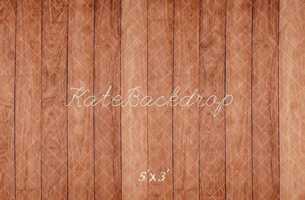Kate Orange Parquet Sol en bois Toile de fond conçue par Kate Image - Kate Backdrop FR