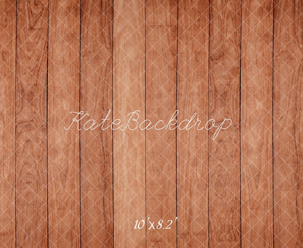 Kate Orange Parquet Sol en bois Toile de fond conçue par Kate Image - Kate Backdrop FR