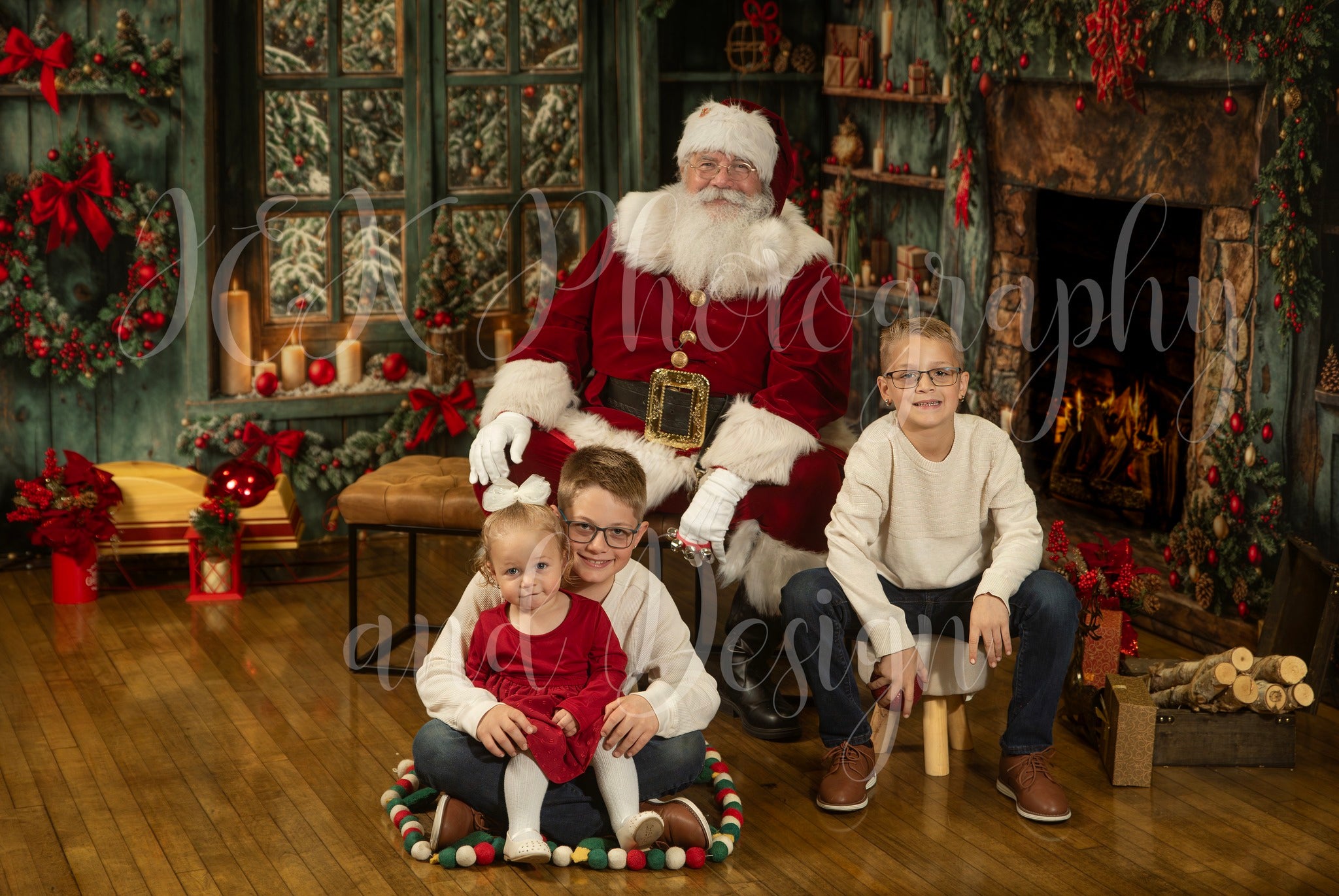 Offres Éclair #3 Kate Noël Vert Armoires Rétro Cheminée Ensemble de chambre - Kate Backdrop FR