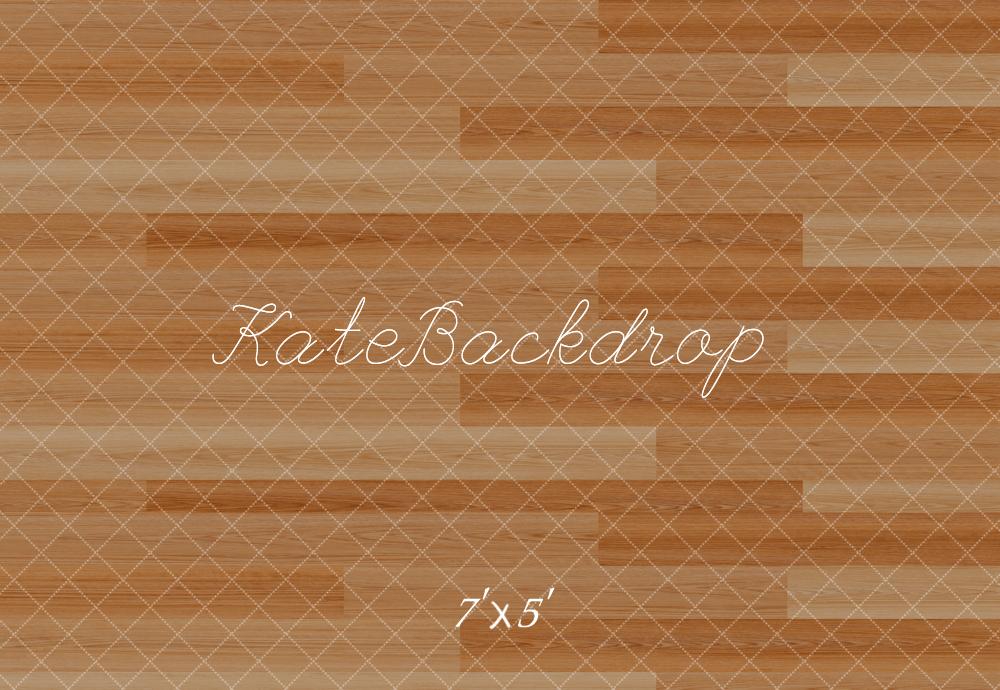 Kate Marron clair Parquet Sol Toile de fond conçue par Kate Image - Kate Backdrop FR