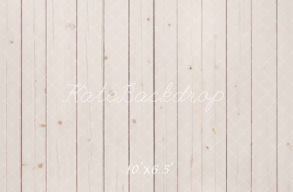 Kate Beige Planche de bois Sol Toile de fond conçue par Emetselch - Kate Backdrop FR