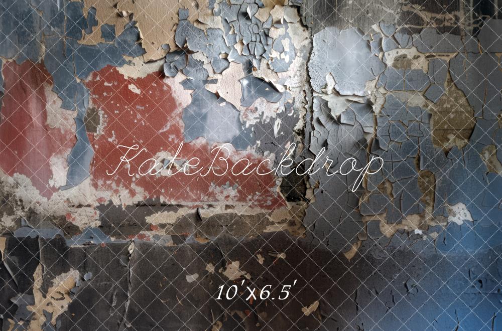 Kate Mur Sale Peinture écaillée Toile de fond conçue par Mini MakeBelieve - Kate Backdrop FR