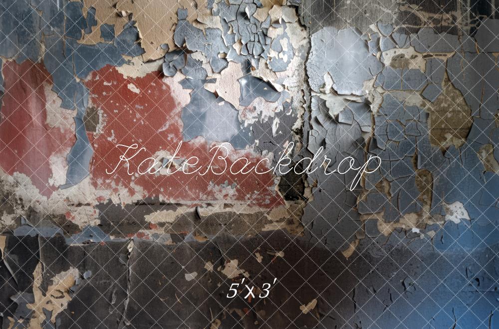 Kate Mur Sale Peinture écaillée Toile de fond conçue par Mini MakeBelieve - Kate Backdrop FR