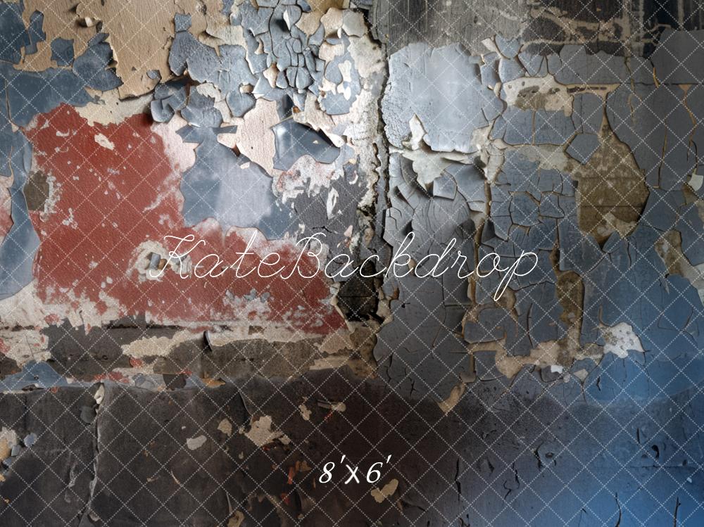 Kate Mur Sale Peinture écaillée Toile de fond conçue par Mini MakeBelieve - Kate Backdrop FR
