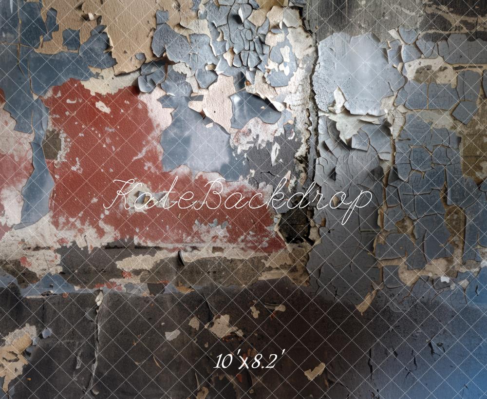 Kate Mur Sale Peinture écaillée Toile de fond conçue par Mini MakeBelieve - Kate Backdrop FR