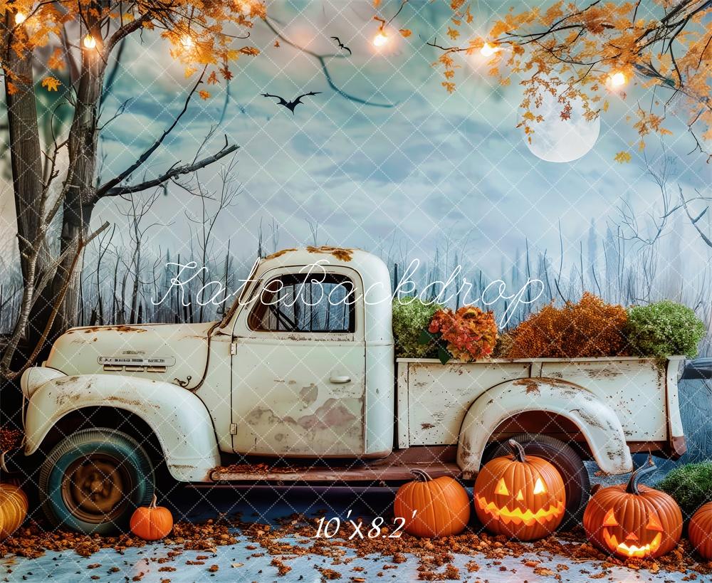 Kate Champ de Citrouille Camion Rustique Toile de fond conçue par Patty Robert - Kate Backdrop FR