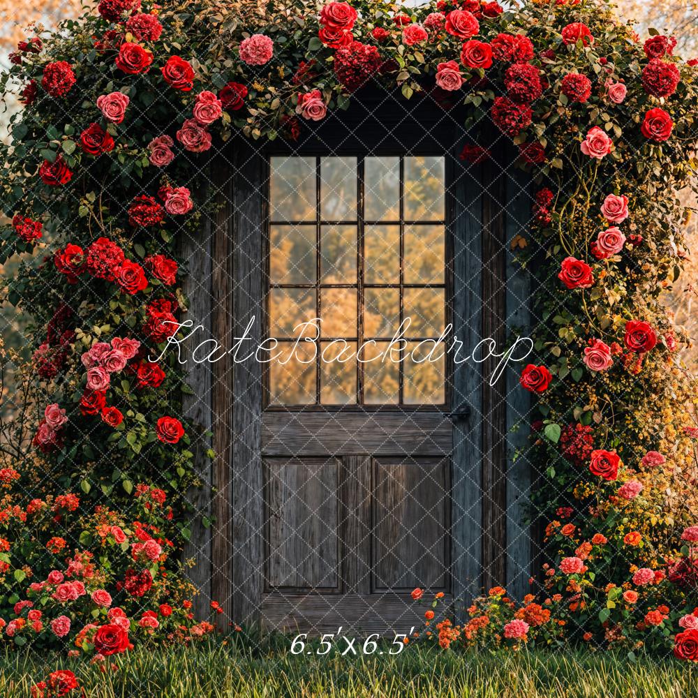 Kate Fleur Arche Porte Roses Toile de fond conçue par Emetselch - Kate Backdrop FR