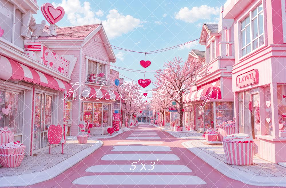 Kate Rose Amour Rue Magasin Toile de fond conçue par Emetselch - Kate Backdrop FR