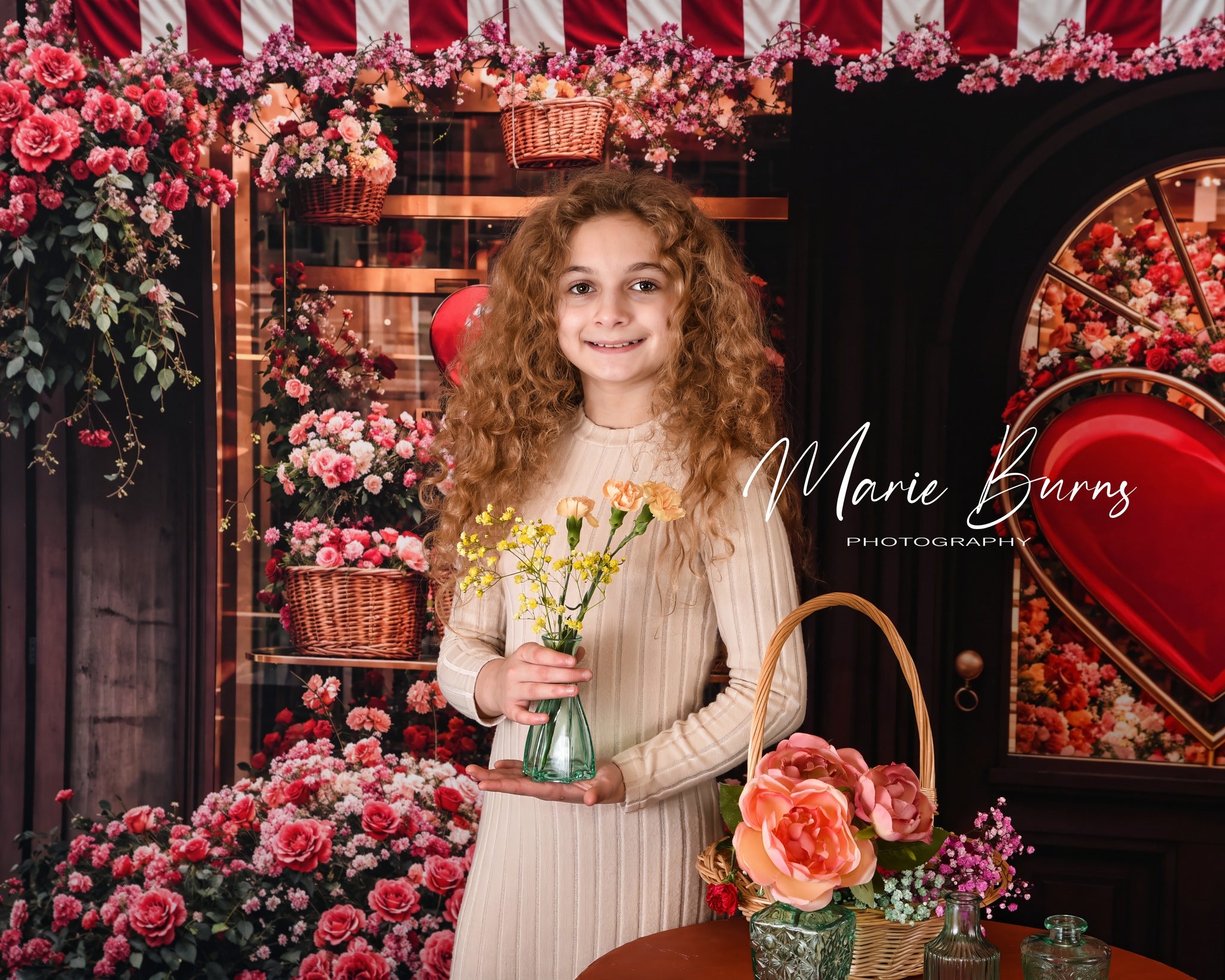 Kate Saint Valentin Boutique de Fleurs Toile de fond conçue par Emetselch - Kate Backdrop FR