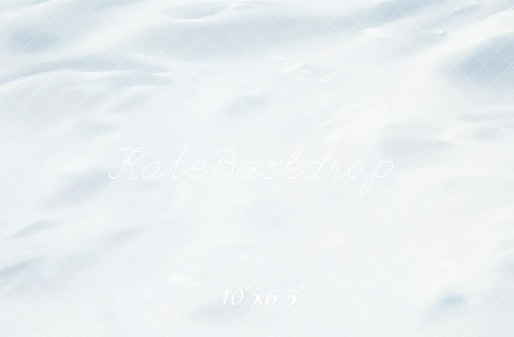 Kate Neige Extérieur Hiver Sol Toile de fond conçue par Emetselch - Kate Backdrop FR