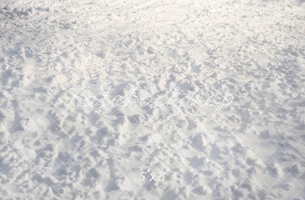 Kate Hiver Neige Sol Toile de fond conçue par Emetselch - Kate Backdrop FR