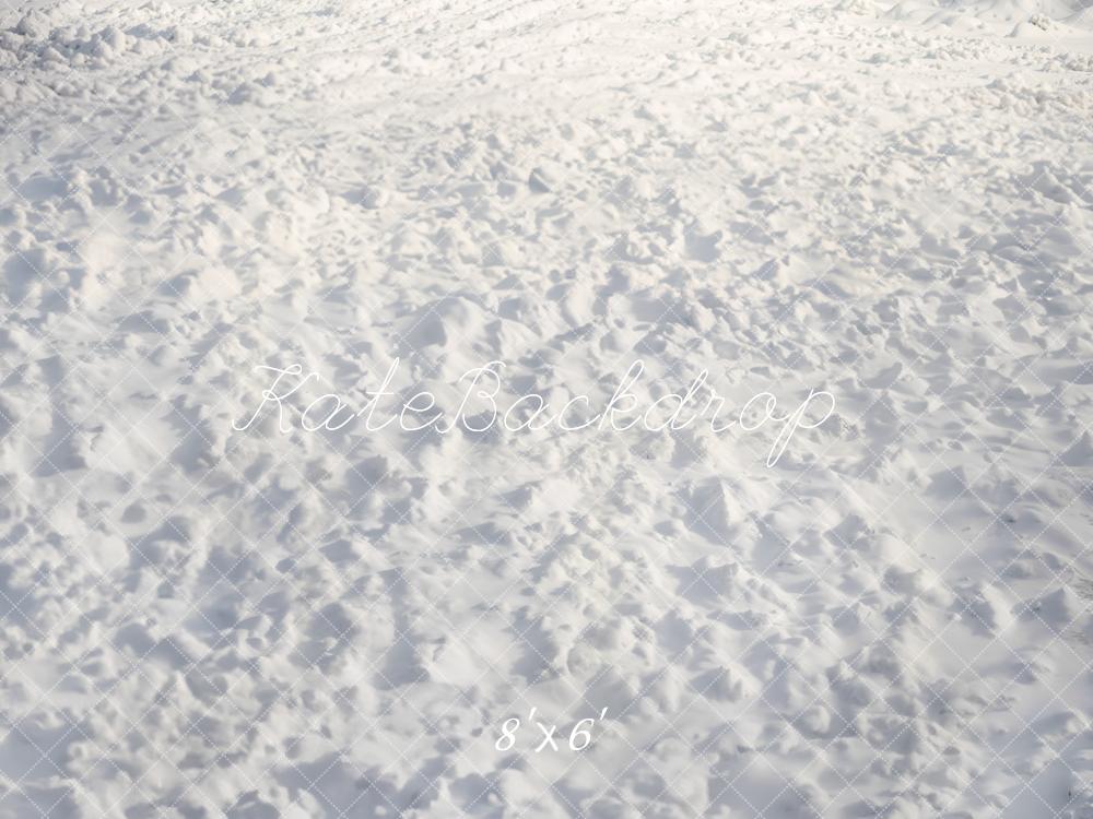 Kate Hiver Neige Sol Toile de fond conçue par Emetselch - Kate Backdrop FR