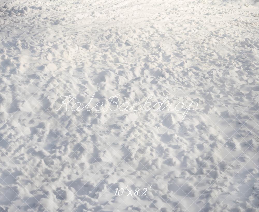 Kate Hiver Neige Sol Toile de fond conçue par Emetselch - Kate Backdrop FR