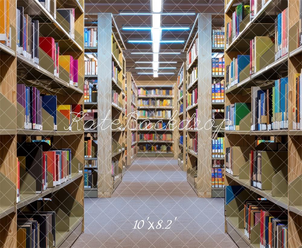 Offres Éclair #4 Kate Enfant Bibliothèque Moderne Toile de fond conçue par Mini MakeBelieve - Kate Backdrop FR