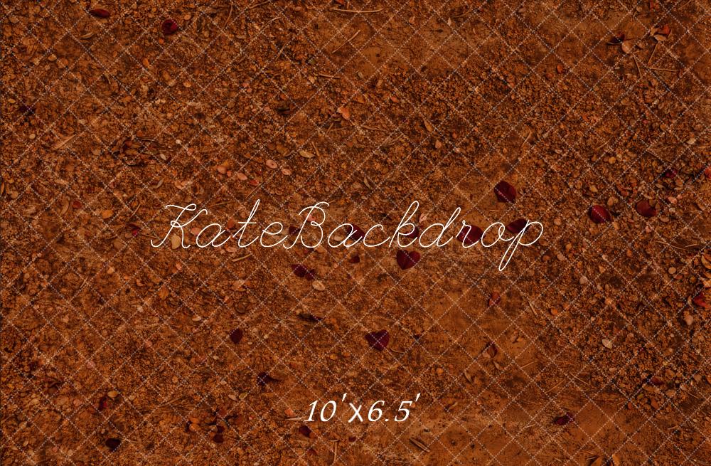 Kate Terrain Boueux Marron Sol Toile de fond conçue par Emetselch - Kate Backdrop FR