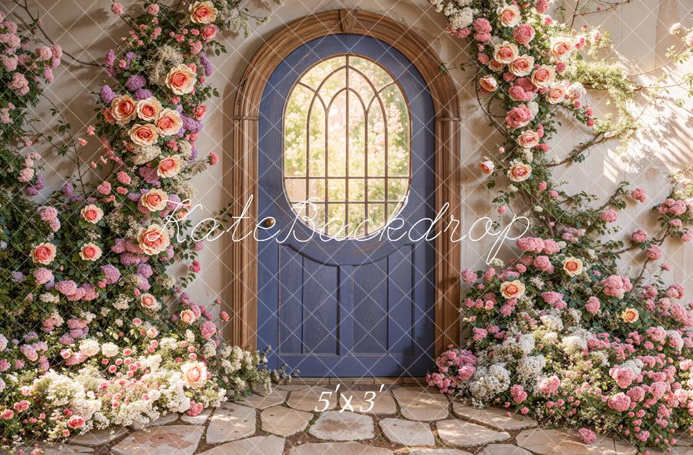Kate Printemps Floral Porte Roses Portrait Toile de fond conçue par Emetselch - Kate Backdrop FR