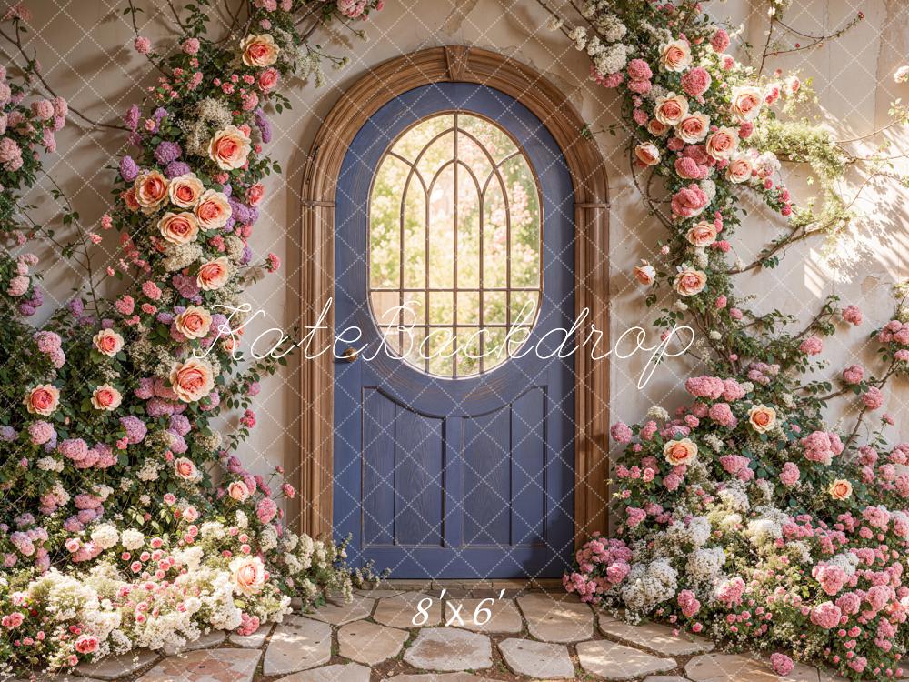 Kate Printemps Floral Porte Roses Portrait Toile de fond conçue par Emetselch - Kate Backdrop FR