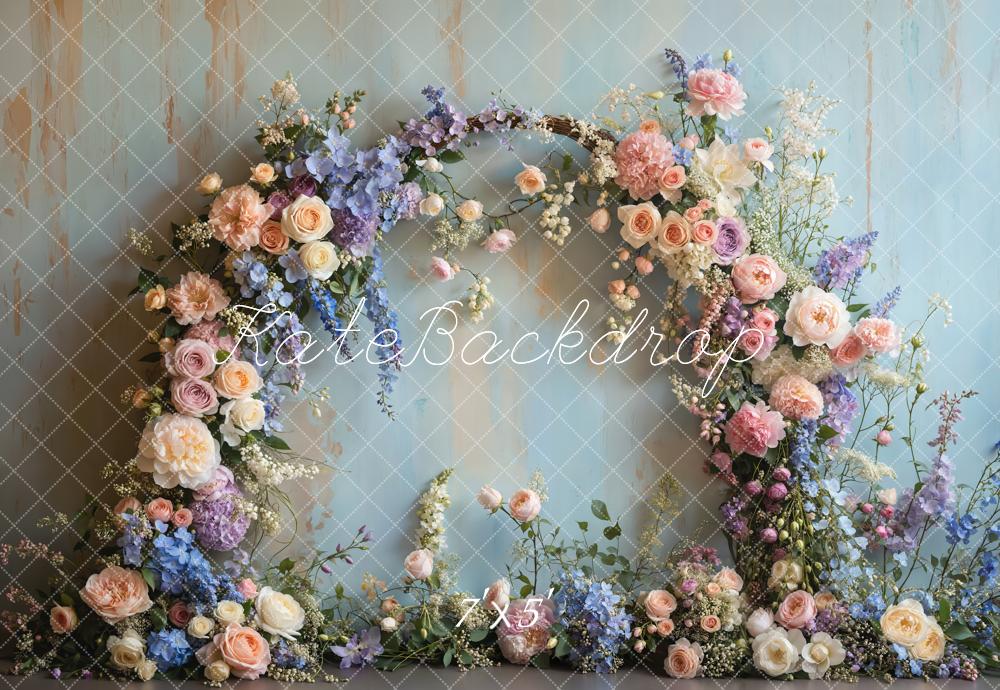 Kate Printemps Arche Florale Pastel Toile de fond conçue par Emetselch - Kate Backdrop FR