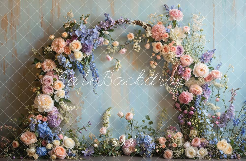 Kate Printemps Arche Florale Pastel Toile de fond conçue par Emetselch - Kate Backdrop FR