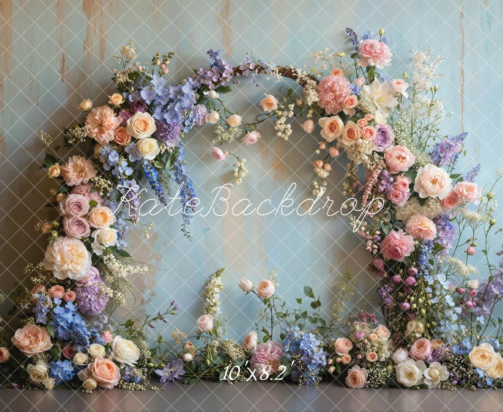 Kate Printemps Arche Florale Pastel Toile de fond conçue par Emetselch - Kate Backdrop FR