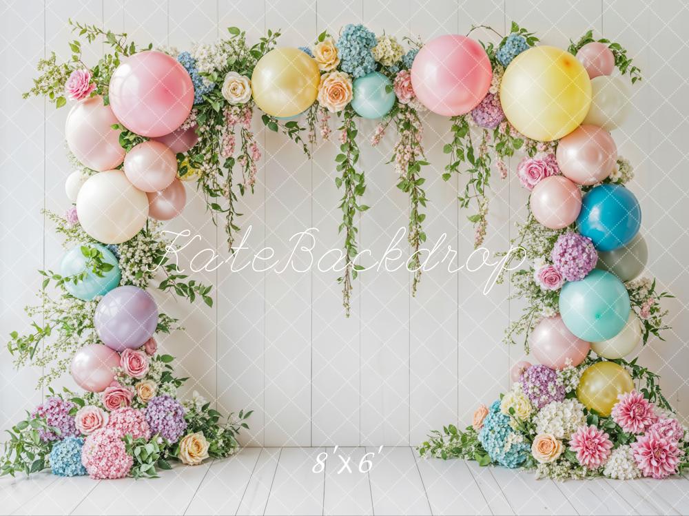 Kate Printemps Floral Arche de Ballons Toile de fond conçue par Emetselch - Kate Backdrop FR