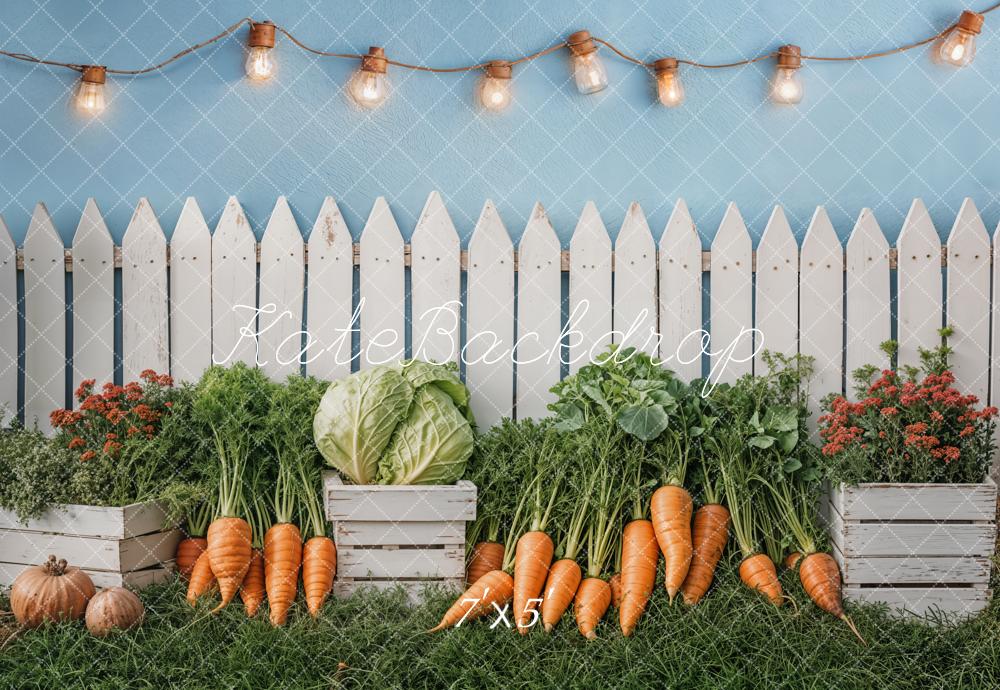 Kate Pâques Clôture Jardin Légumes Toile de fond conçue par Emetselch - Kate Backdrop FR