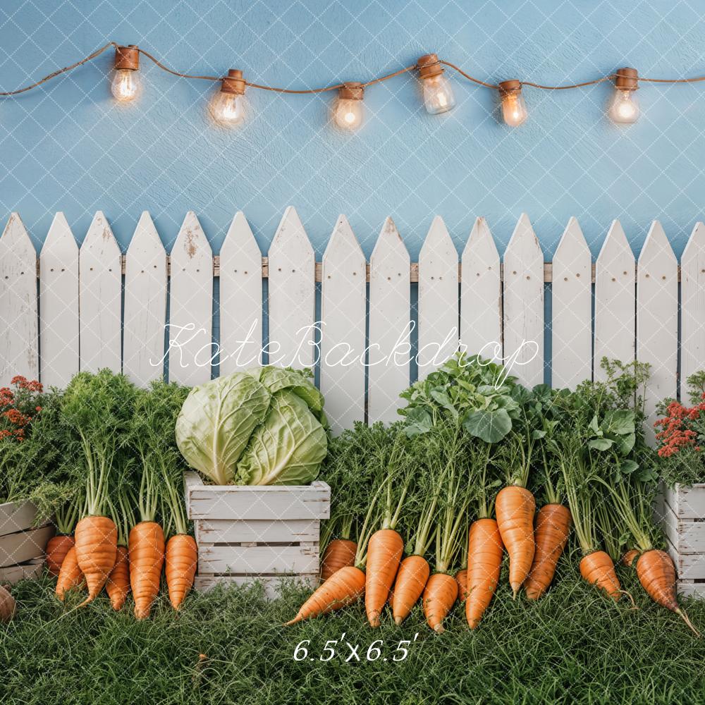 Kate Pâques Clôture Jardin Légumes Toile de fond conçue par Emetselch - Kate Backdrop FR