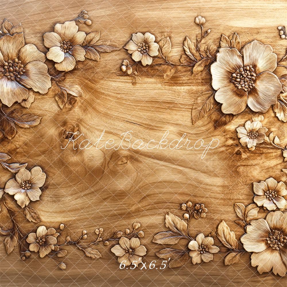 Kate Sculpture de Fleurs Bébé Sol Toile de fond conçue par Mini MakeBelieve - Kate Backdrop FR