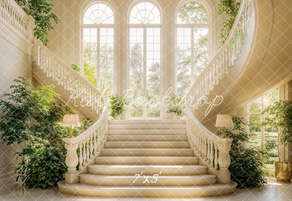Kate Printemps Élégant Escalier en cascade Toile de fond conçue par Emetselch - Kate Backdrop FR