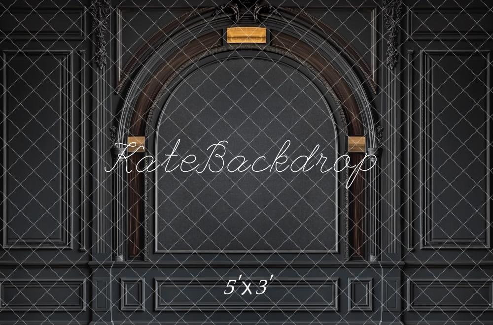 Kate Fête des pères Mur Rétro Noir Arche Toile de fond conçue par Mini MakeBelieve - Kate Backdrop FR