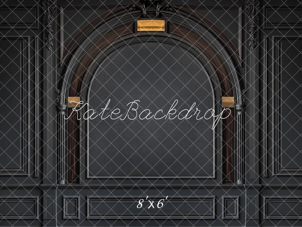 Kate Fête des pères Mur Rétro Noir Arche Toile de fond conçue par Mini MakeBelieve - Kate Backdrop FR