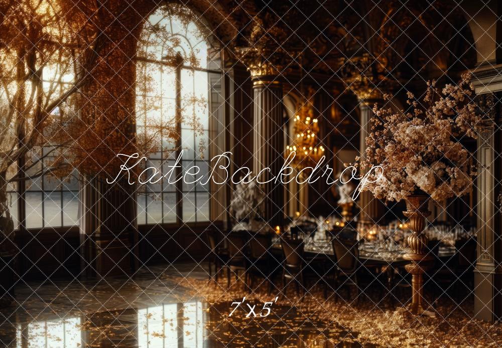 Kate Rétro Splendide Salle de bal Fenêtre Toile de fond conçue par Mini MakeBelieve - Kate Backdrop FR