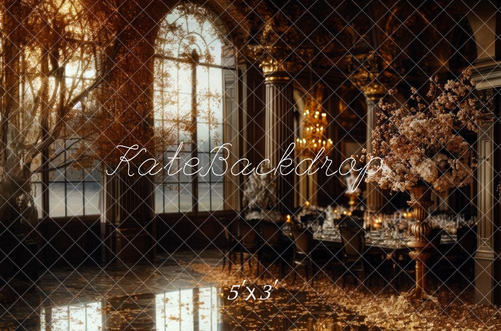 Kate Rétro Splendide Salle de bal Fenêtre Toile de fond conçue par Mini MakeBelieve - Kate Backdrop FR