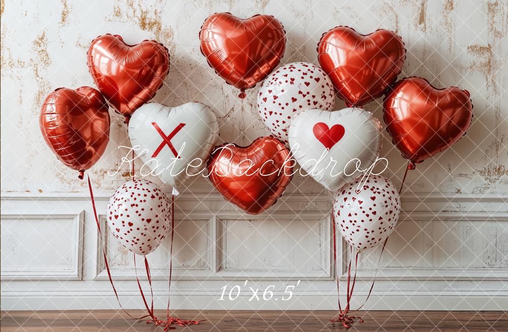Kate Saint Valentin Ballon Mur Rétro Toile de fond conçue par Emetselch - Kate Backdrop FR