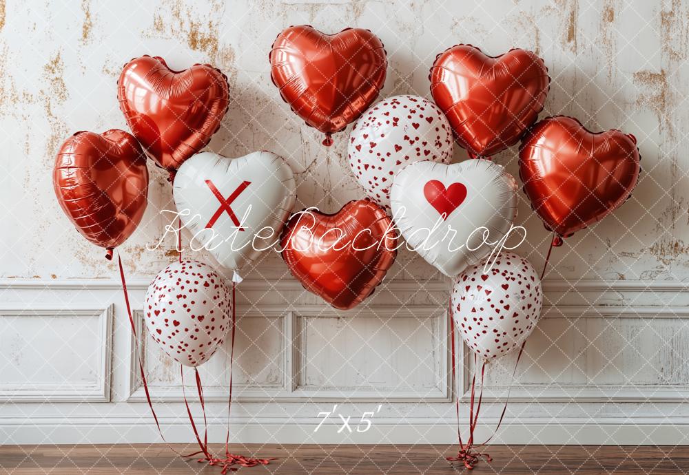 Kate Saint Valentin Ballon Mur Rétro Toile de fond conçue par Emetselch - Kate Backdrop FR