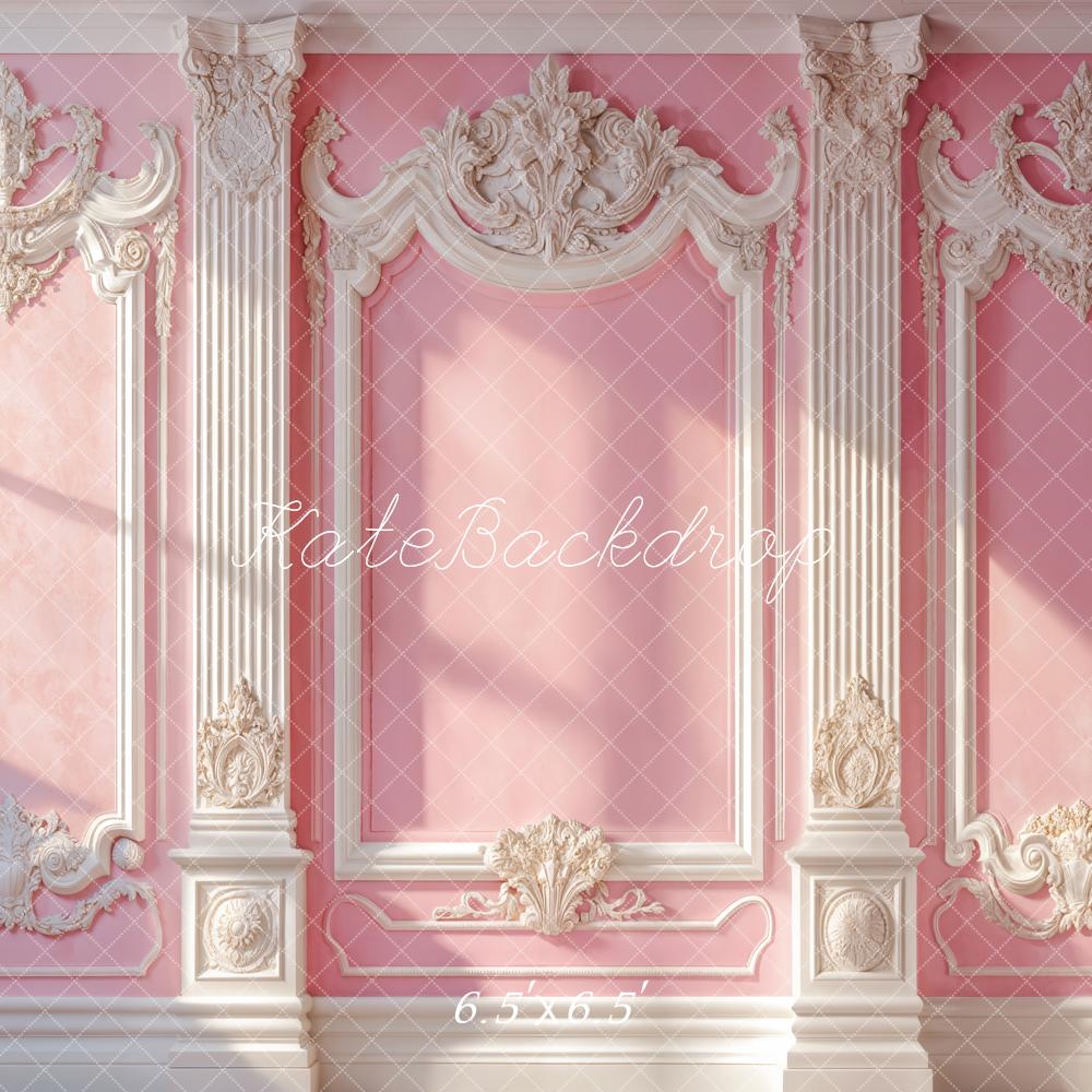 Kate Élégant Rose Mur Vintage Soleil Toile de fond conçue par Emetselch - Kate Backdrop FR