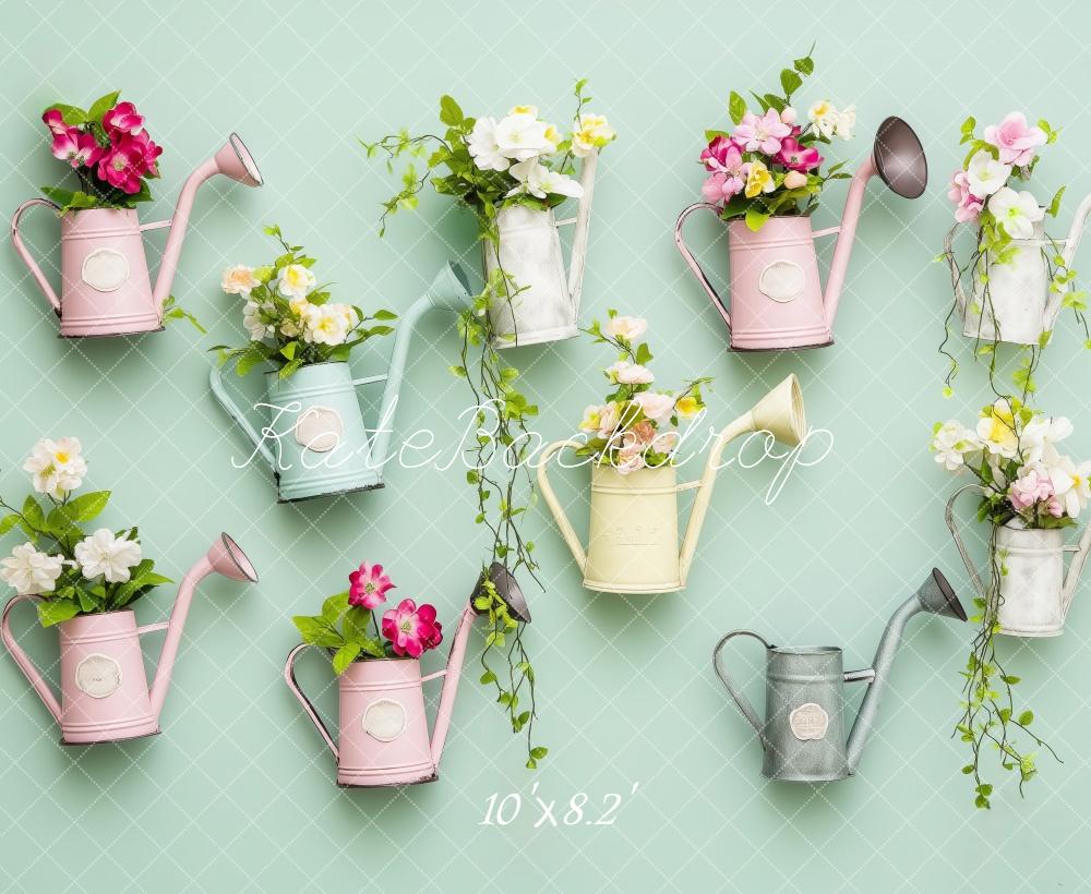 Kate Printemps Outils de Jardinage Toile de fond conçue par Patty Roberts - Kate Backdrop FR