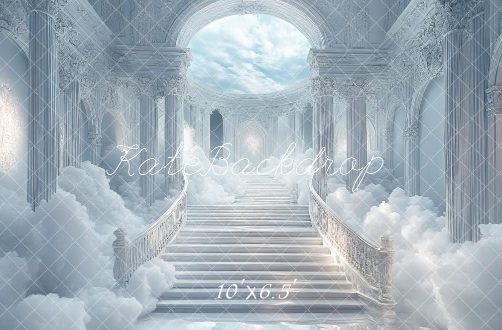 Kate Escalier en cascade Nuage Palais Toile de fond conçue par Mini MakeBelieve - Kate Backdrop FR