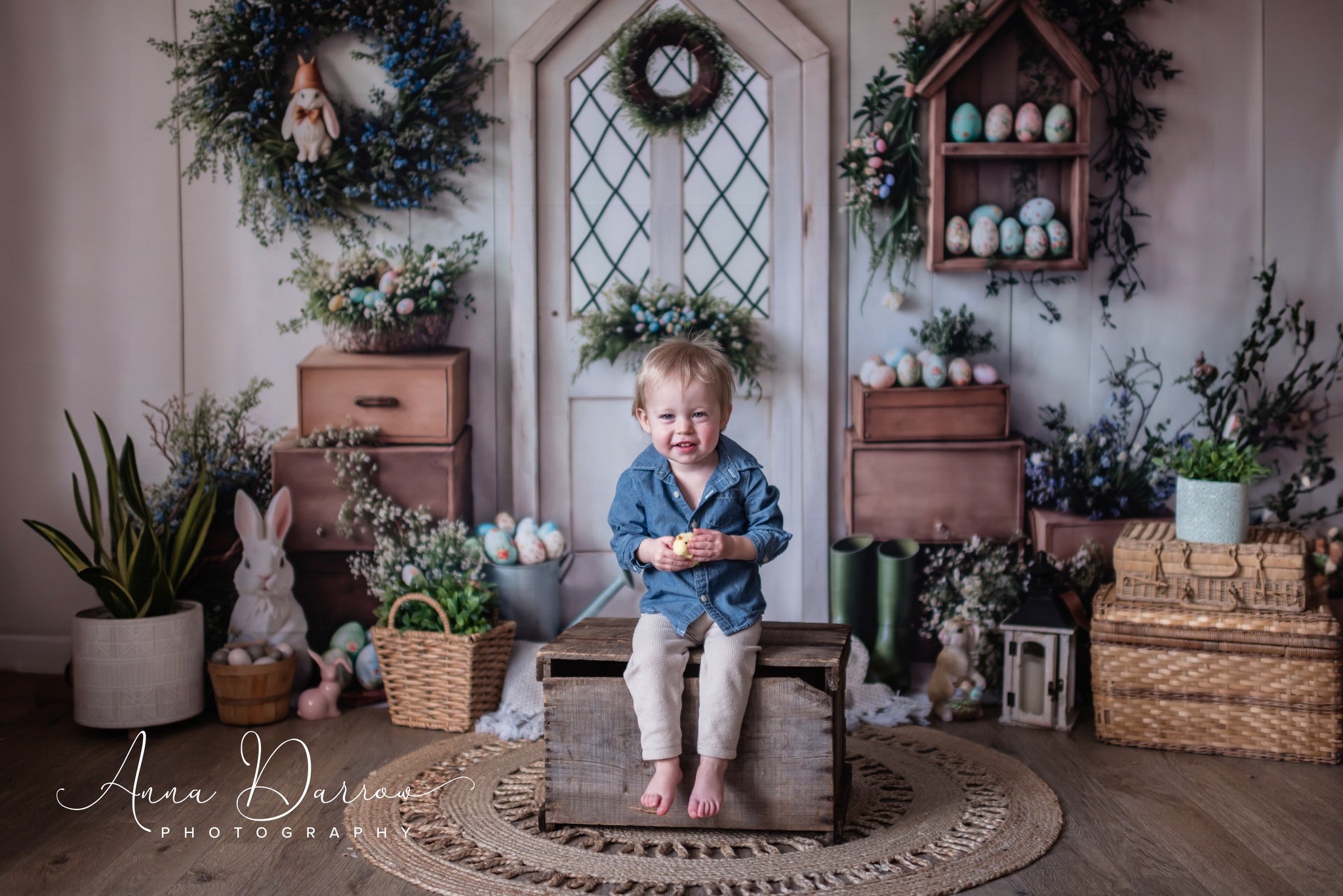 Kate Pâques Lapin Printemps Porte Toile de fond conçue par Emetselch - Kate Backdrop FR