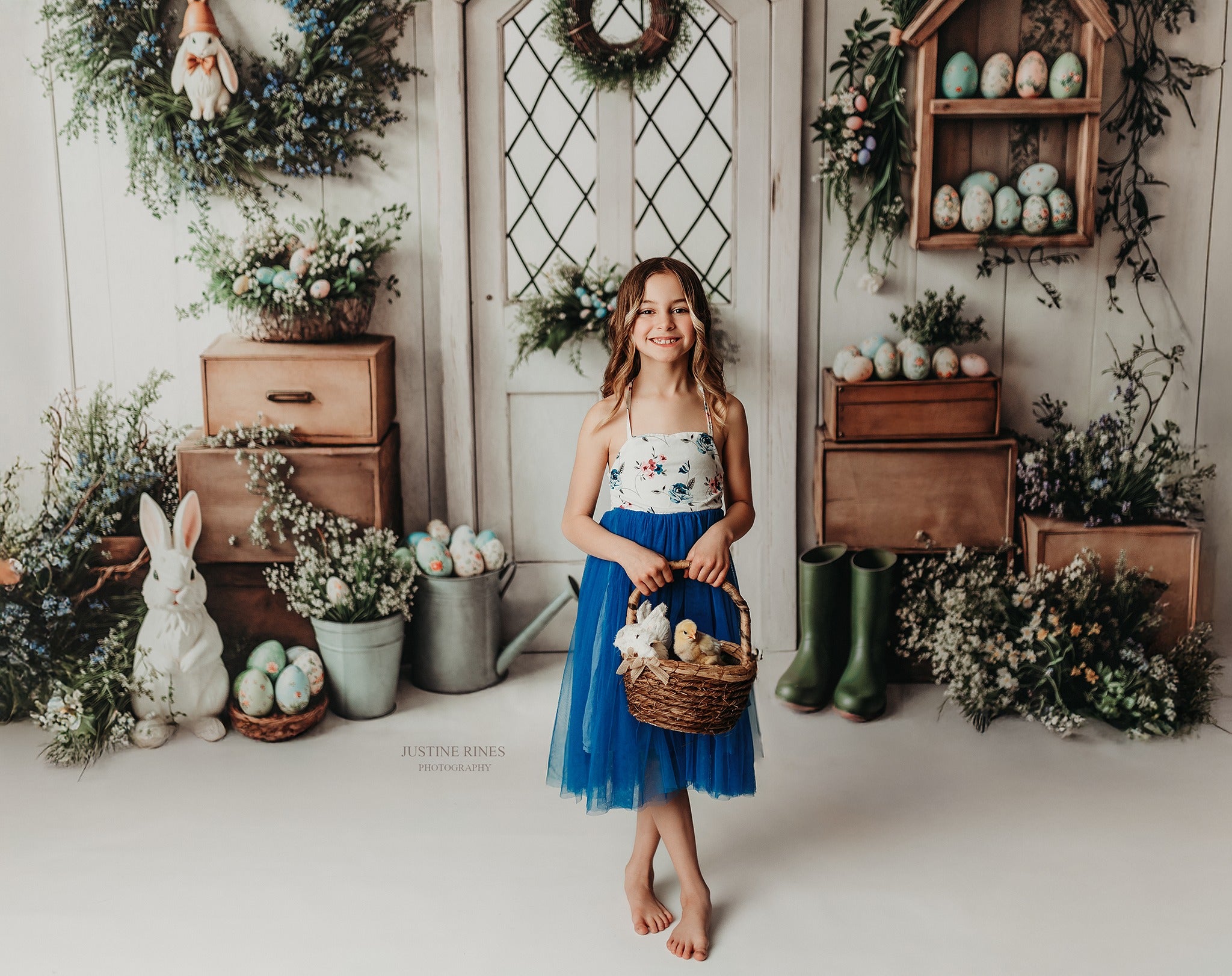 Kate Pâques Lapin Printemps Porte Toile de fond conçue par Emetselch - Kate Backdrop FR