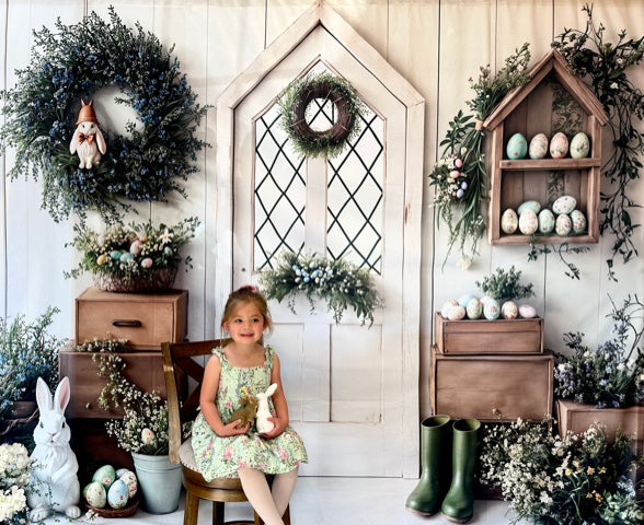 Kate Pâques Lapin Printemps Porte Toile de fond conçue par Emetselch - Kate Backdrop FR