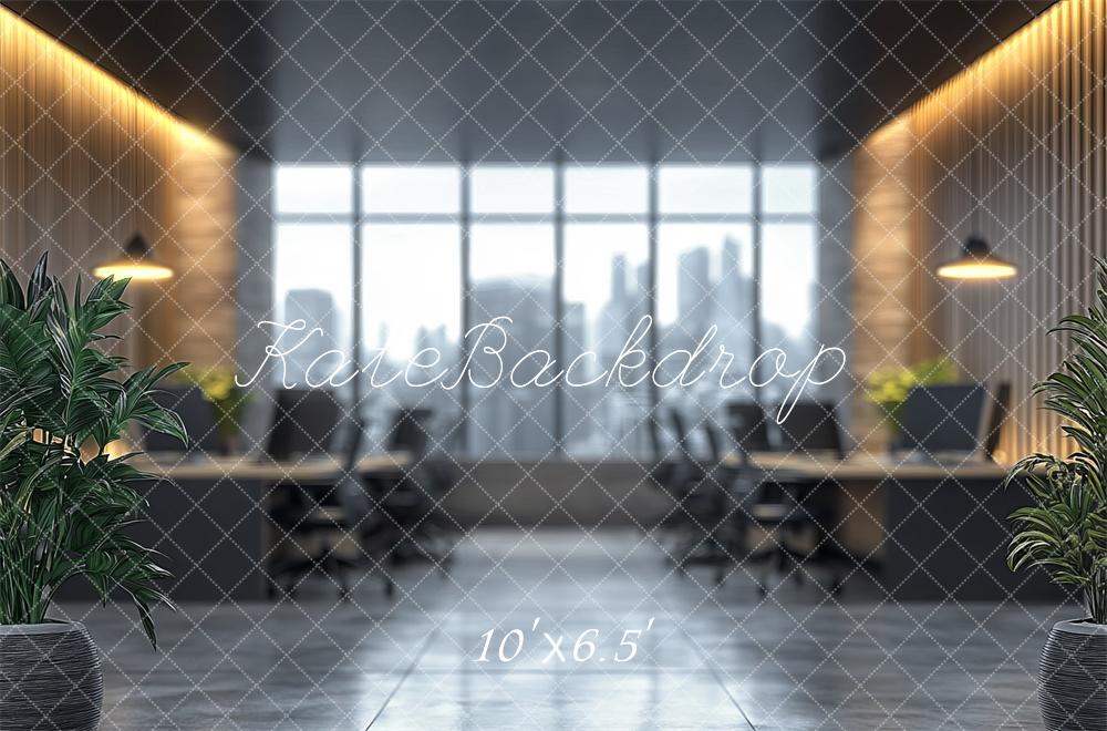 Kate Bureau Moderne Entreprise Toile de fond conçue par Mini MakeBelieve - Kate Backdrop FR