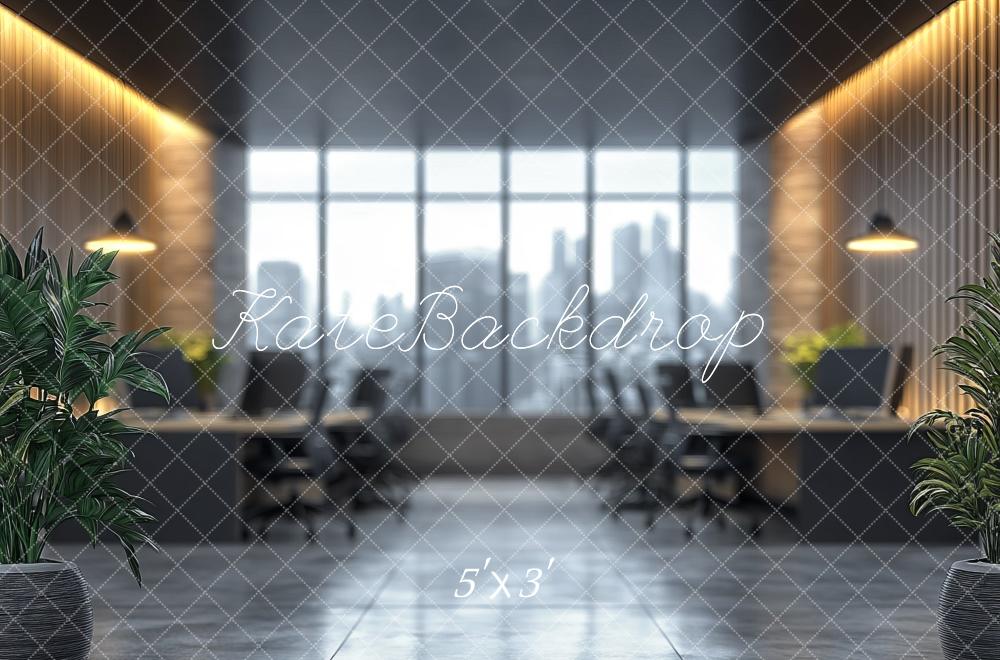 Kate Bureau Moderne Entreprise Toile de fond conçue par Mini MakeBelieve - Kate Backdrop FR