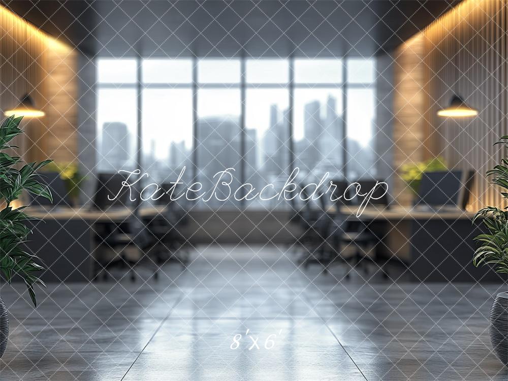 Kate Bureau Moderne Entreprise Toile de fond conçue par Mini MakeBelieve - Kate Backdrop FR