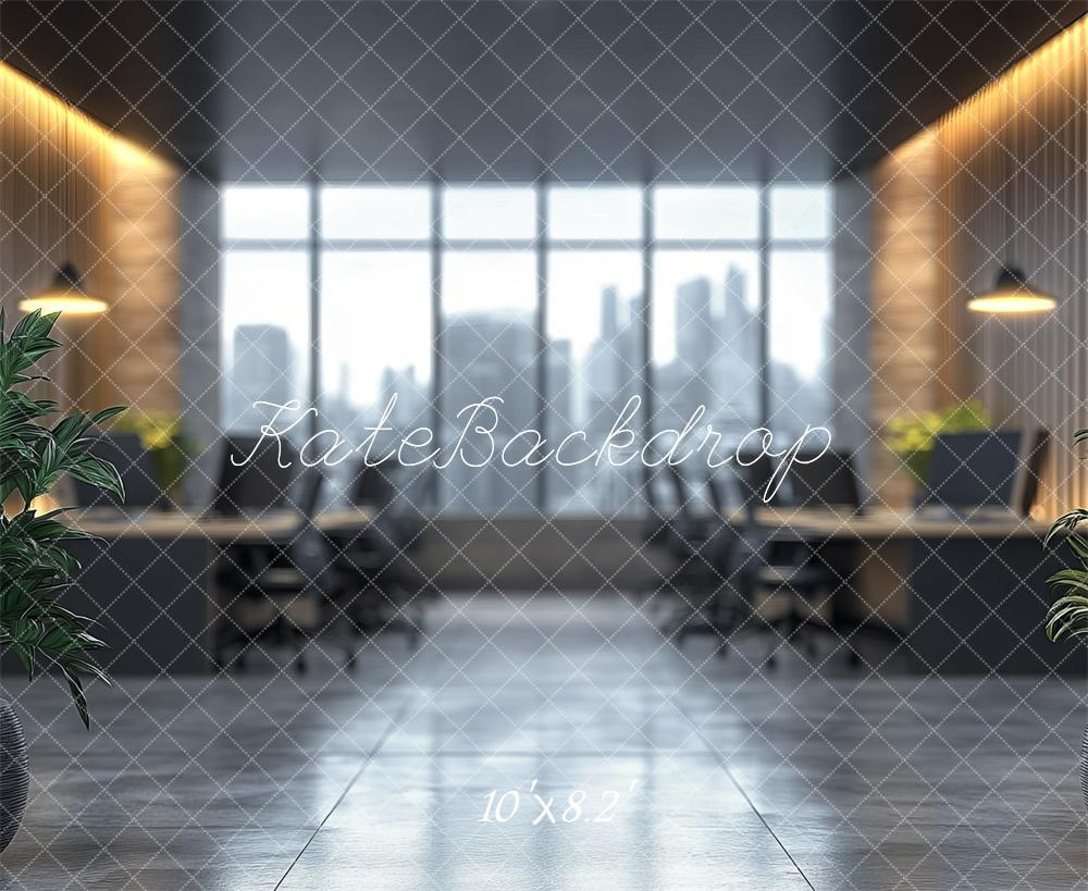 Kate Bureau Moderne Entreprise Toile de fond conçue par Mini MakeBelieve - Kate Backdrop FR