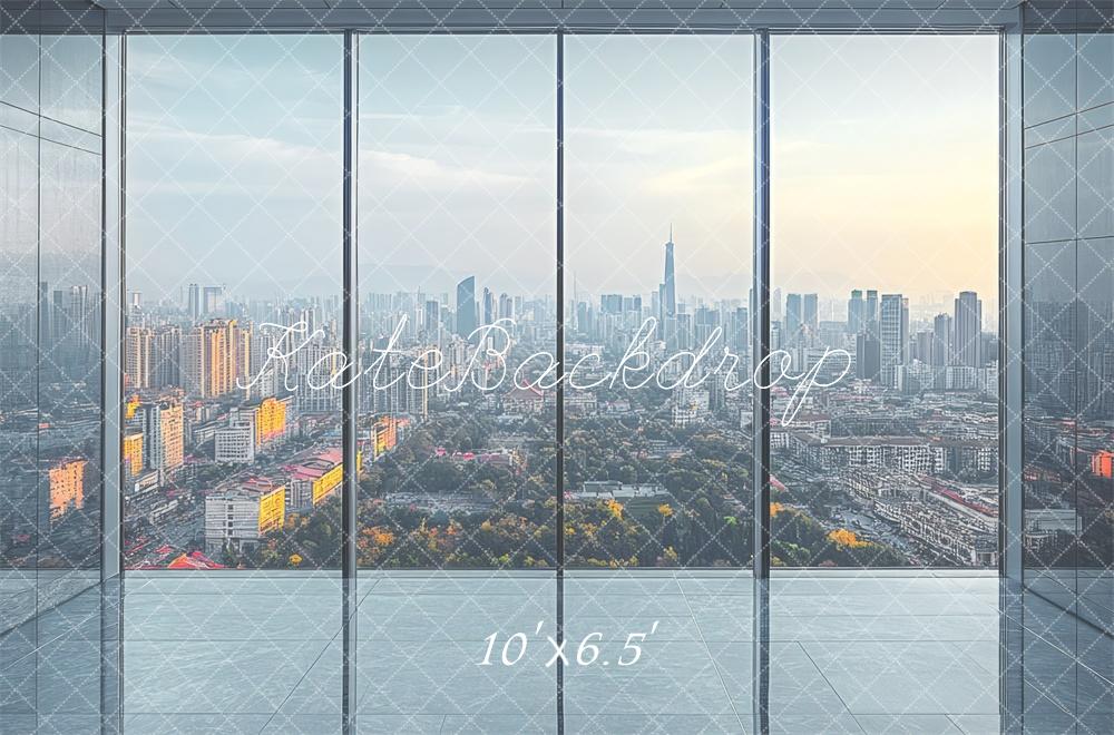 Kate Entreprise Ville Fenêtre Moderne Toile de fond conçue par Mini MakeBelieve - Kate Backdrop FR