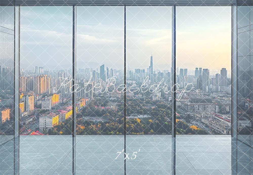 Kate Entreprise Ville Fenêtre Moderne Toile de fond conçue par Mini MakeBelieve - Kate Backdrop FR