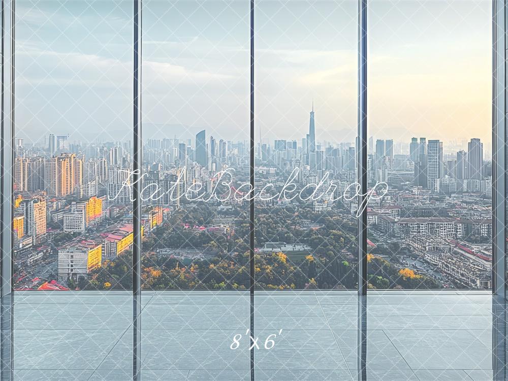 Kate Entreprise Ville Fenêtre Moderne Toile de fond conçue par Mini MakeBelieve - Kate Backdrop FR