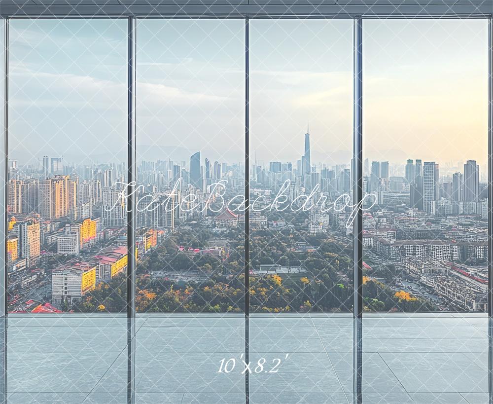 Kate Entreprise Ville Fenêtre Moderne Toile de fond conçue par Mini MakeBelieve - Kate Backdrop FR