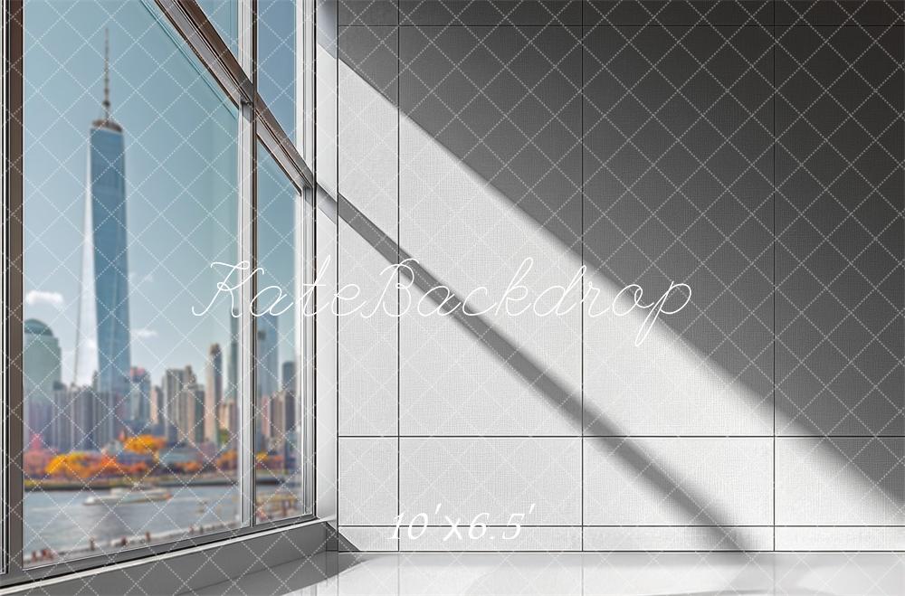 Kate Portrait Immeuble de Bureaux Moderne Toile de fond conçue par Mini MakeBelieve - Kate Backdrop FR
